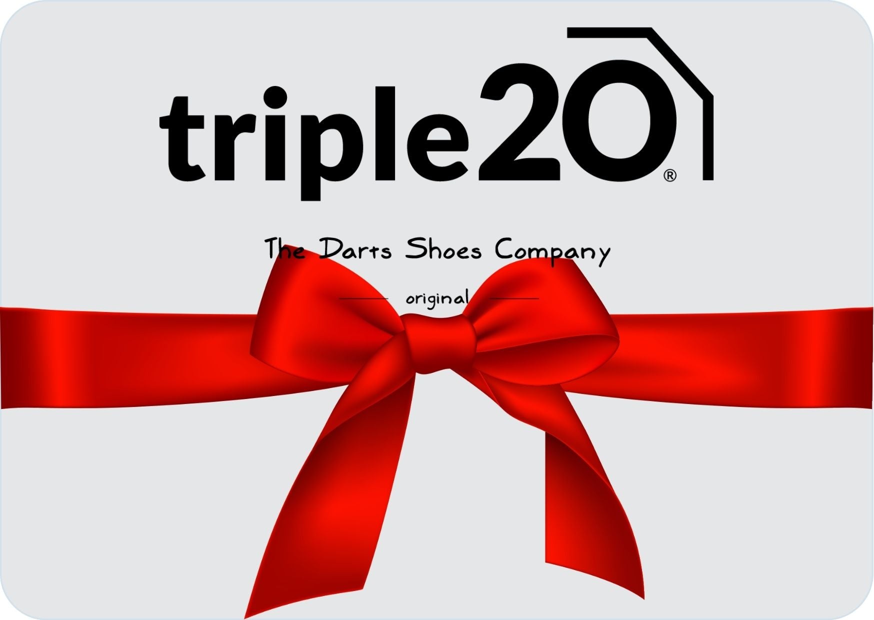 triple20® Gift Card Gutschein verschenken triple20® darts shoes