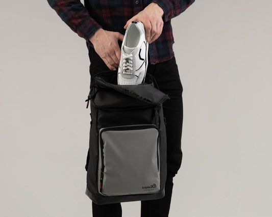 Bundle backpack & darts shoe full leather 
